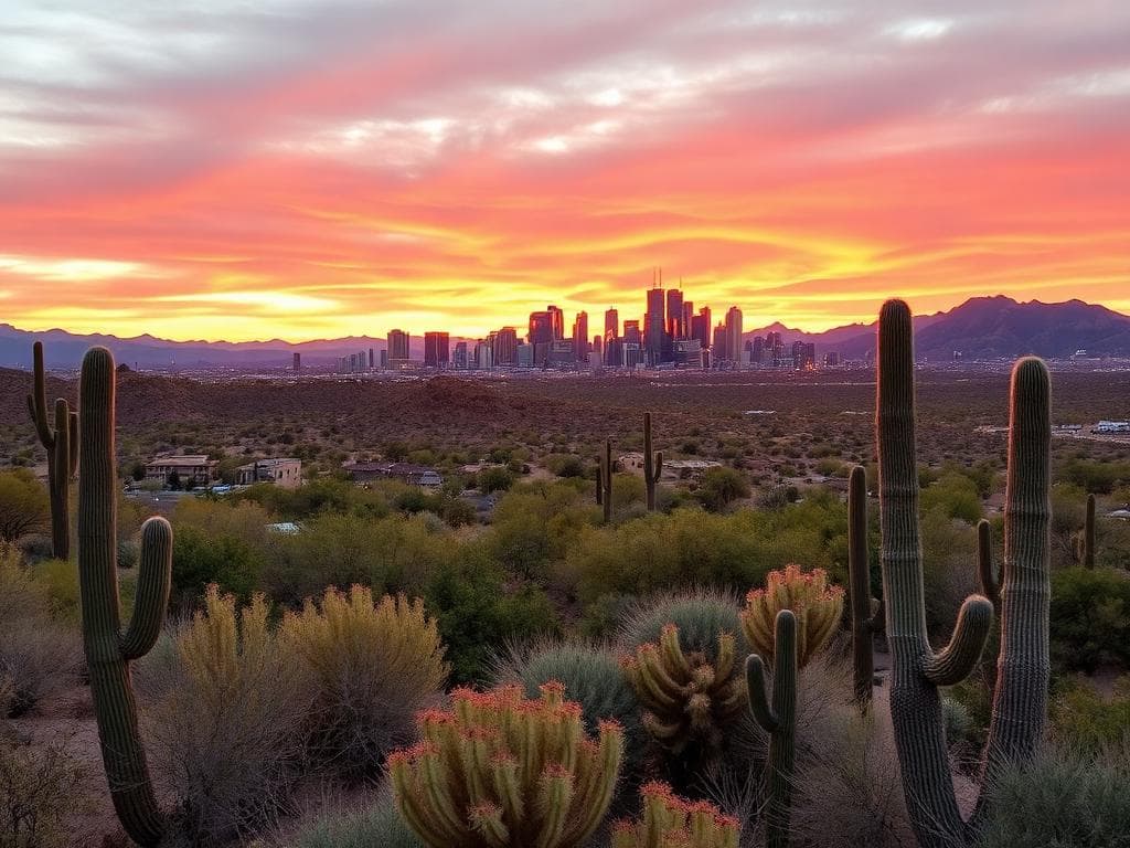 Phoenix skyline